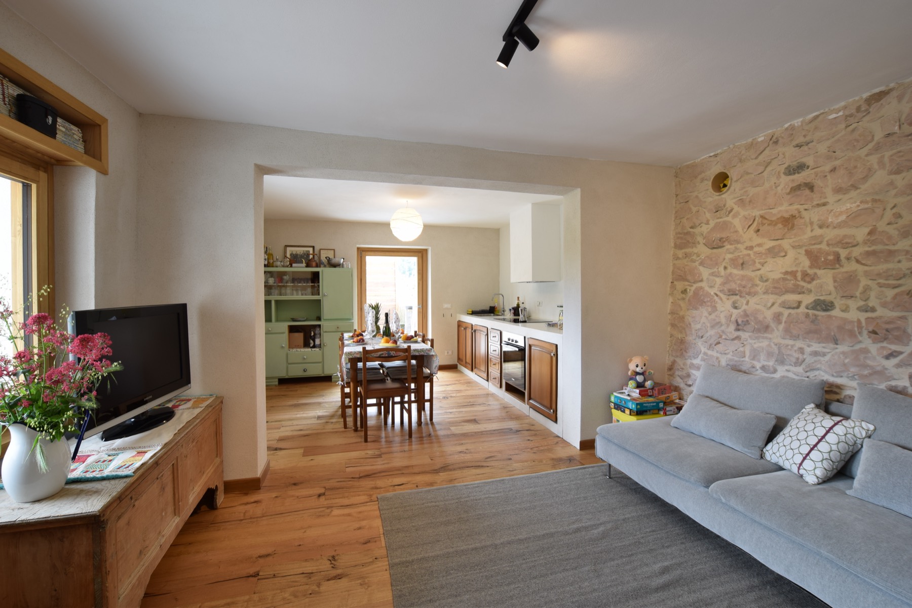 Open space soggiorno e cucina